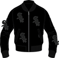 Men's Chicago White Sox Washed Leather Varsity Jacket