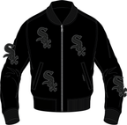 Men's Chicago White Sox Washed Leather Varsity Jacket
