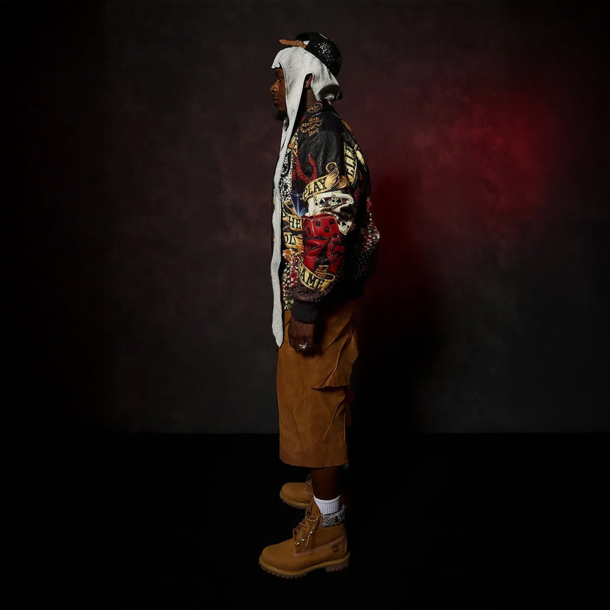 Chaqueta de cuero "High Rollers" para hombre