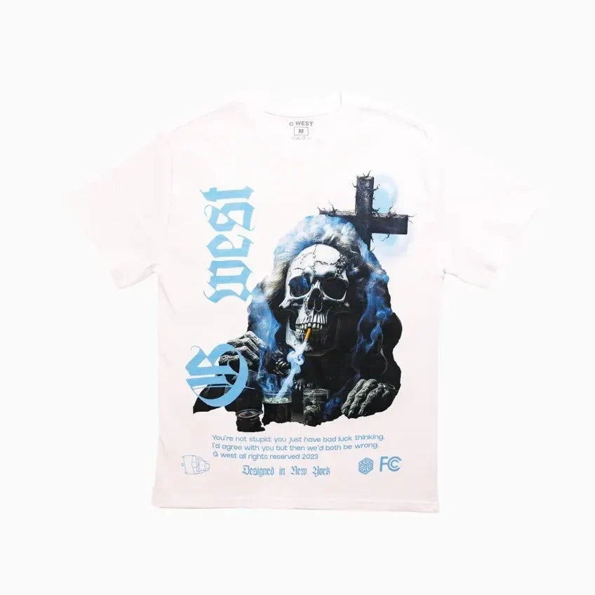Men's Smoke Skull Life Style T-Shirt