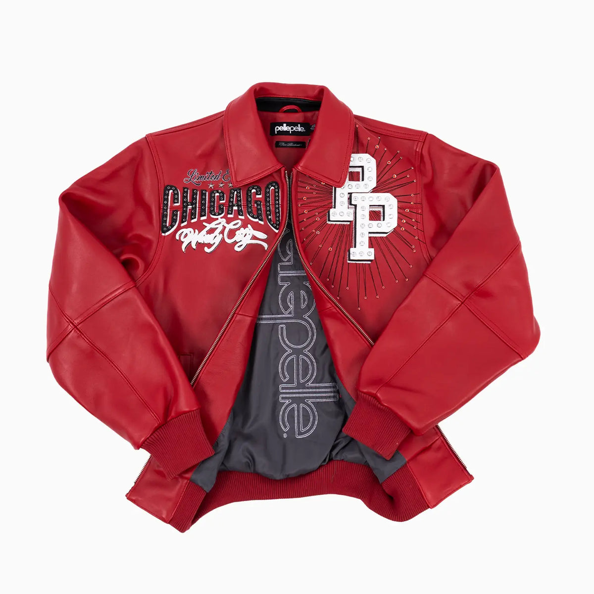 Blouson en Cuir Pelle-Pelle X TB Windy City pour Homme