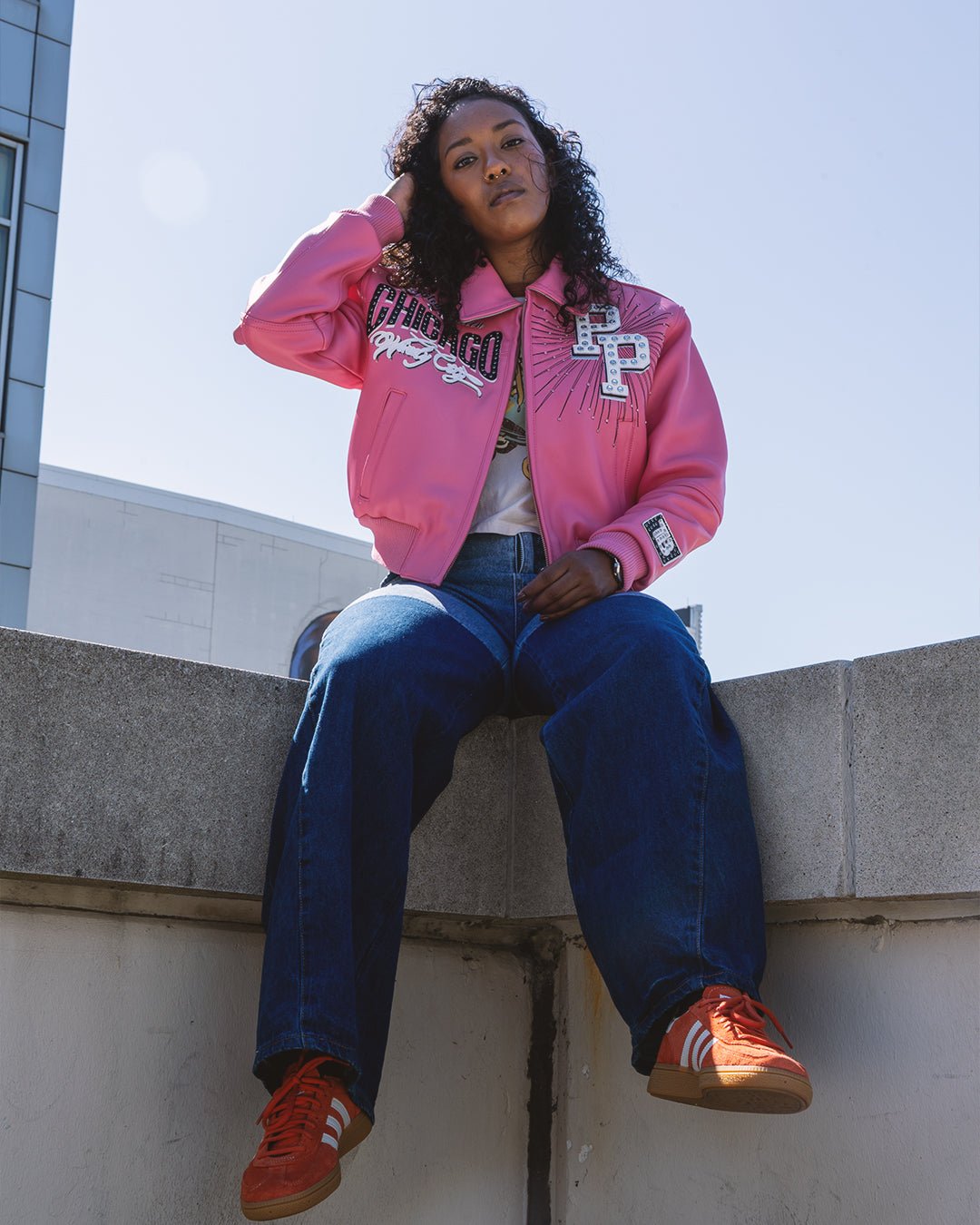 Veste en cuir Pelle-Pelle X TB Windy City pour femme