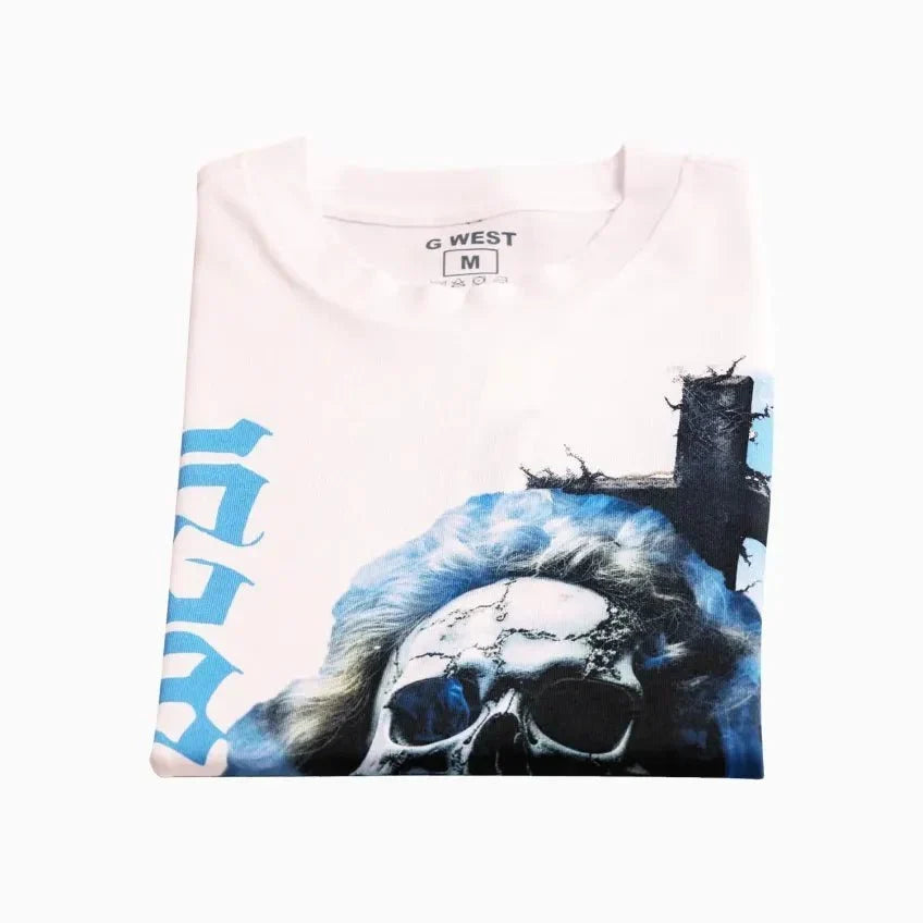 Men's Smoke Skull Life Style T-Shirt