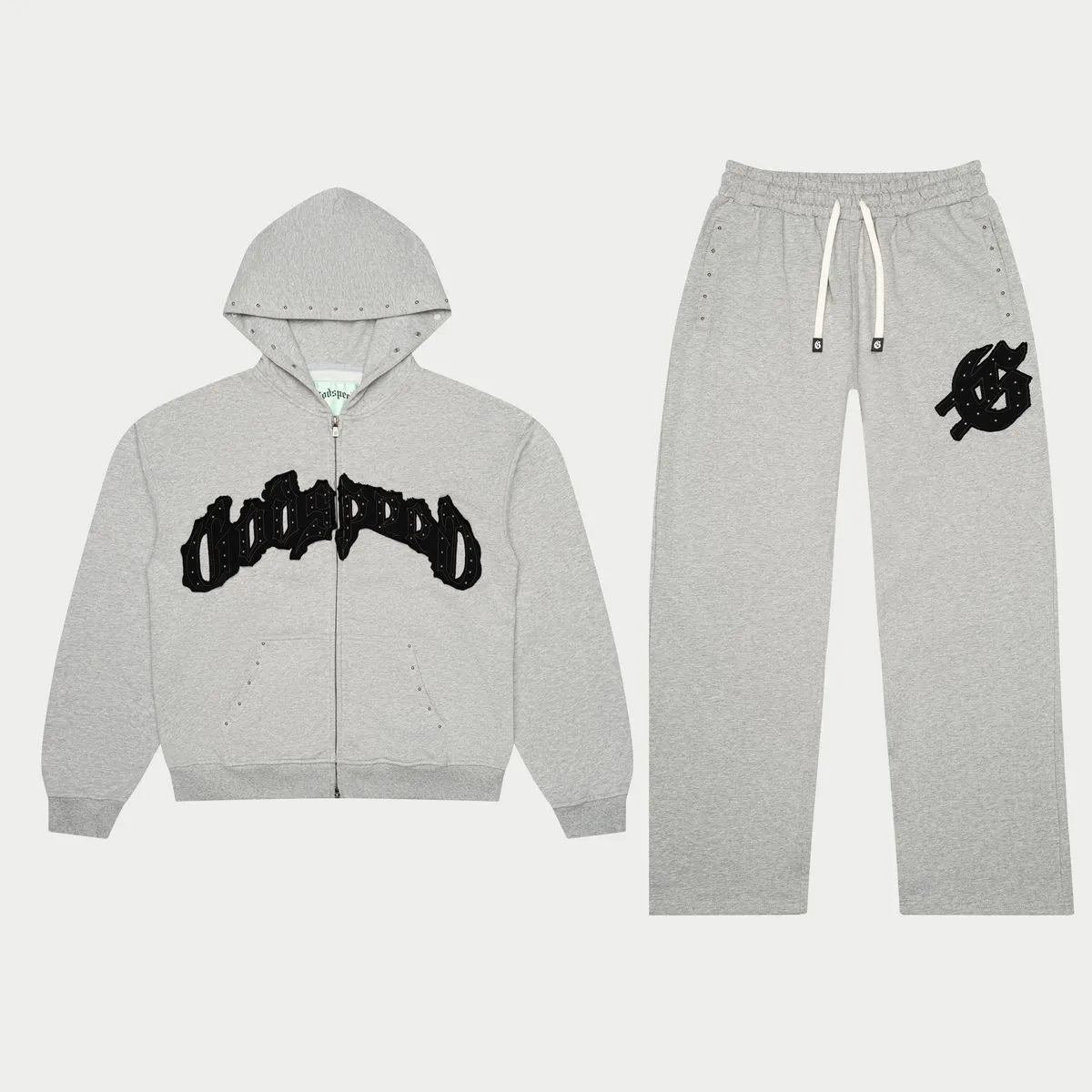 Men's Symmetric Studded Boom 2 Hoodie Set