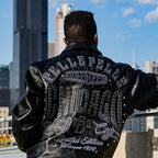Blouson en Cuir Pelle-Pelle X TB Windy City pour Homme