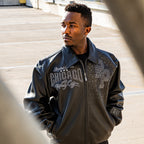 Blouson en Cuir Pelle-Pelle X TB Windy City pour Homme