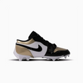 Men's Jordan 1 Low TD Football Cleat 'Metallic Gold Black'