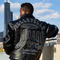 Blouson en Cuir Pelle-Pelle X TB Windy City pour Homme
