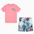 Kid's Paradise Palms T-Shirt and Shorts Outfit