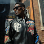 Blouson en cuir souple pour homme American Bruiser