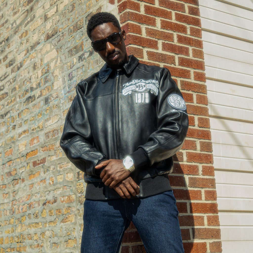 Blouson en cuir True To Our Roots pour homme