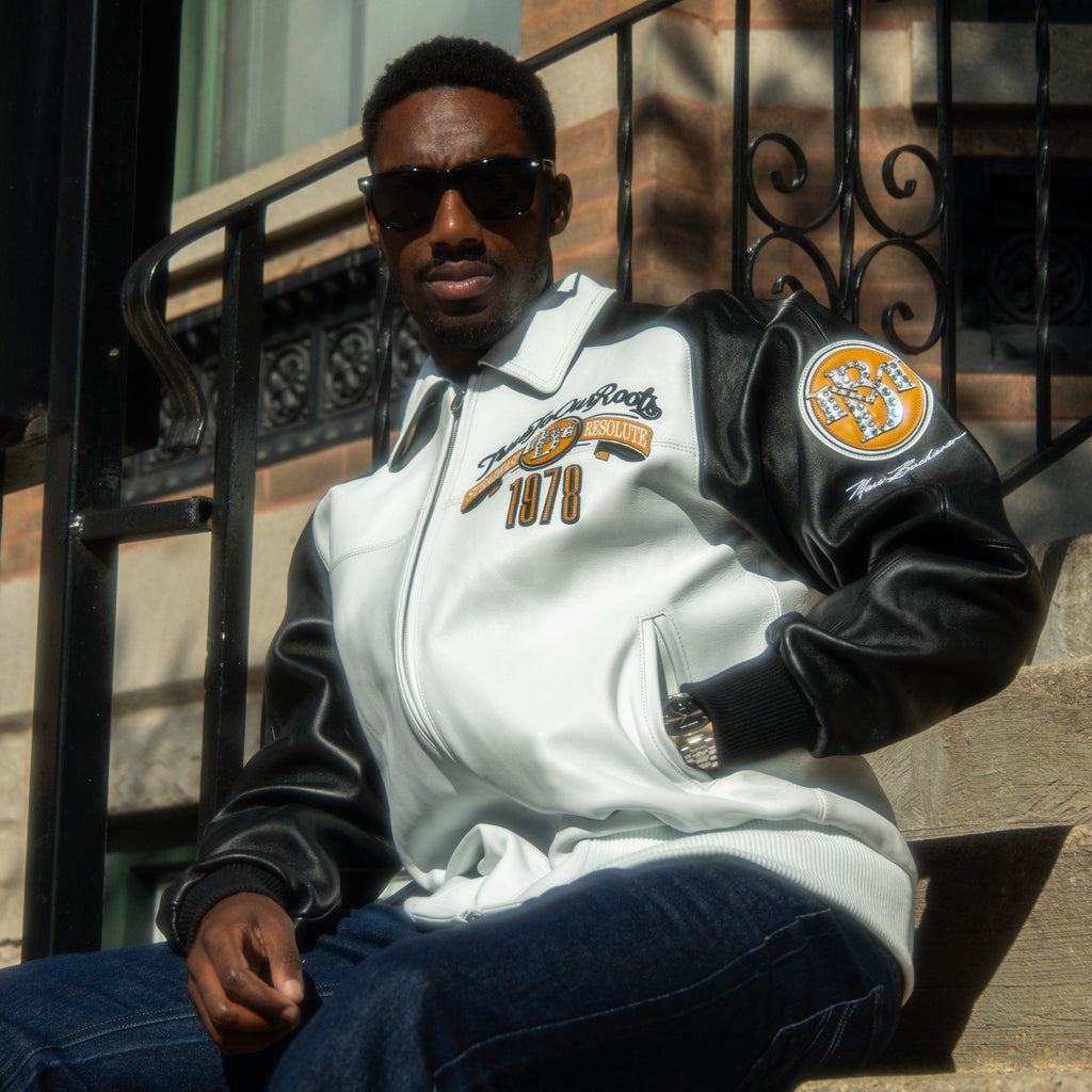 Blouson en cuir True To Our Roots pour homme