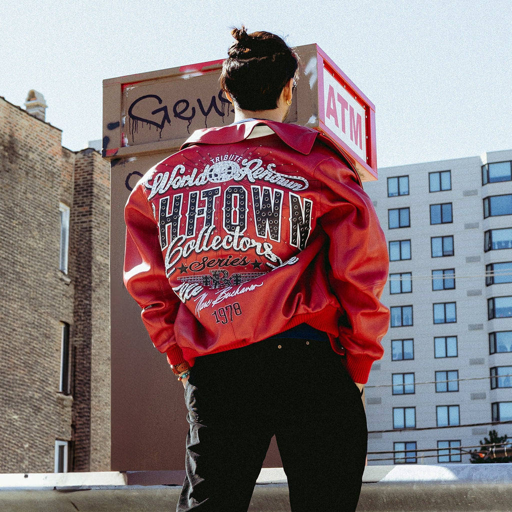 Blouson en cuir pour homme Pelle-Pelle X TB Chi-Town