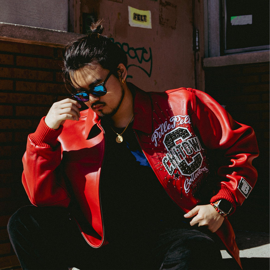 Blouson en cuir pour homme Pelle-Pelle X TB Chi-Town