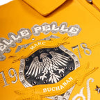 Blouson en cuir Pelle World Famous pour homme