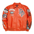 Blouson en cuir Pelle World Famous pour homme