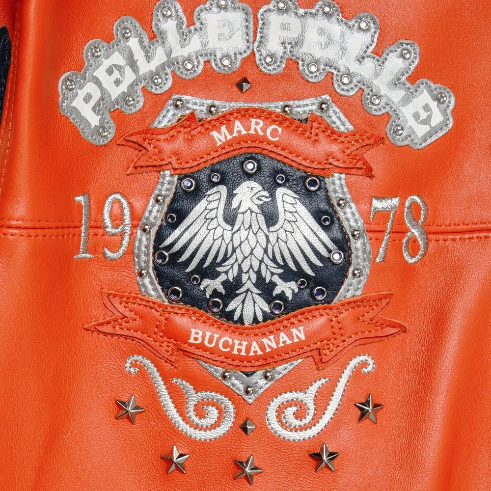Blouson en cuir Pelle World Famous pour homme