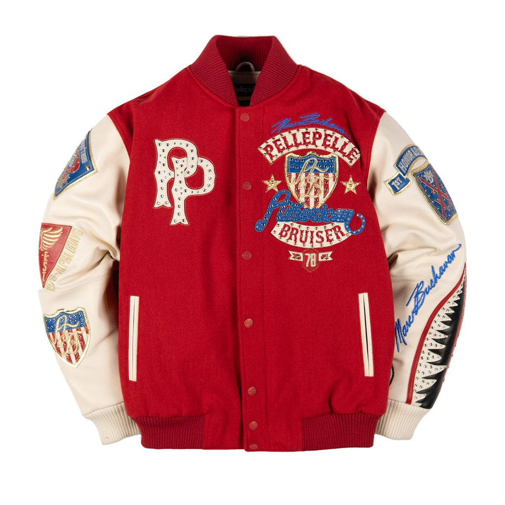 Blouson universitaire Bruiser américain pour homme