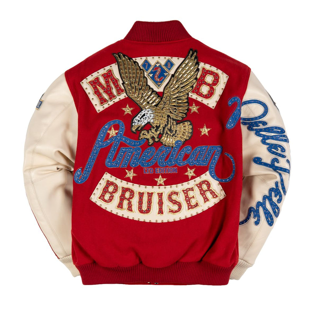Blouson universitaire Bruiser américain pour homme