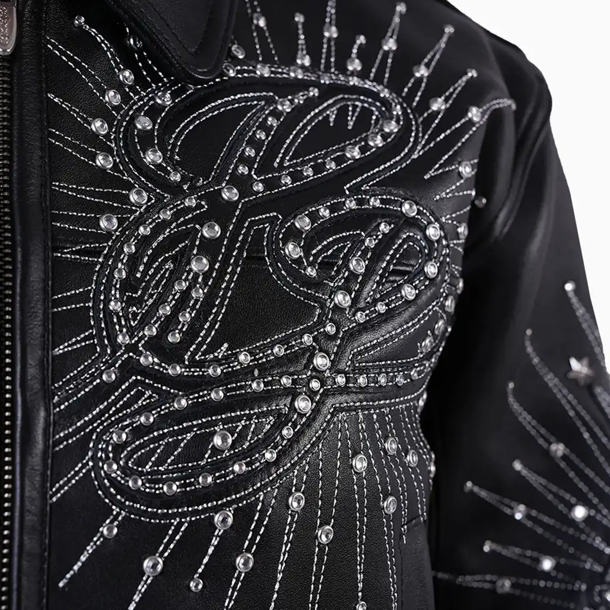 Veste courte en cuir pour femme 47ème anniversaire