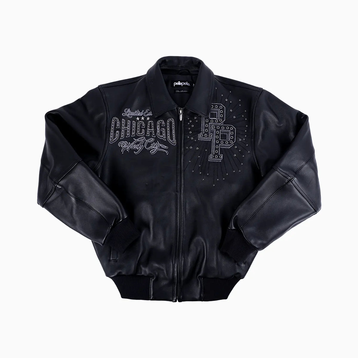 Blouson en Cuir Pelle-Pelle X TB Windy City pour Homme