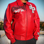 Blouson en Cuir Pelle-Pelle X TB Windy City pour Homme