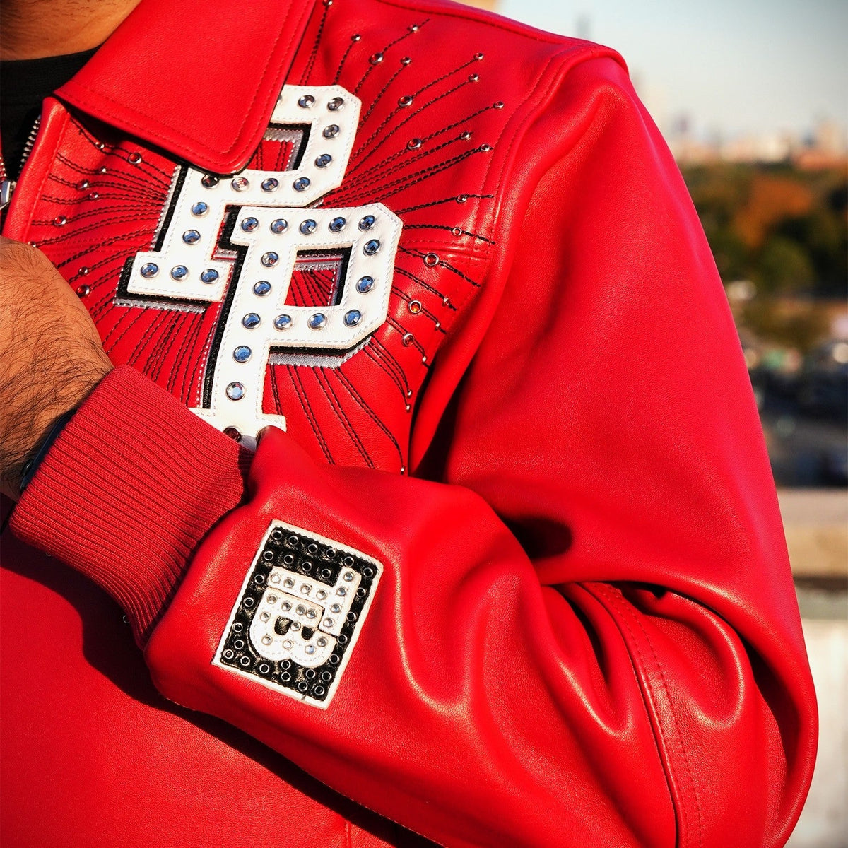 Pelle-Pelle X TB Men's Windy City Leather Jacket