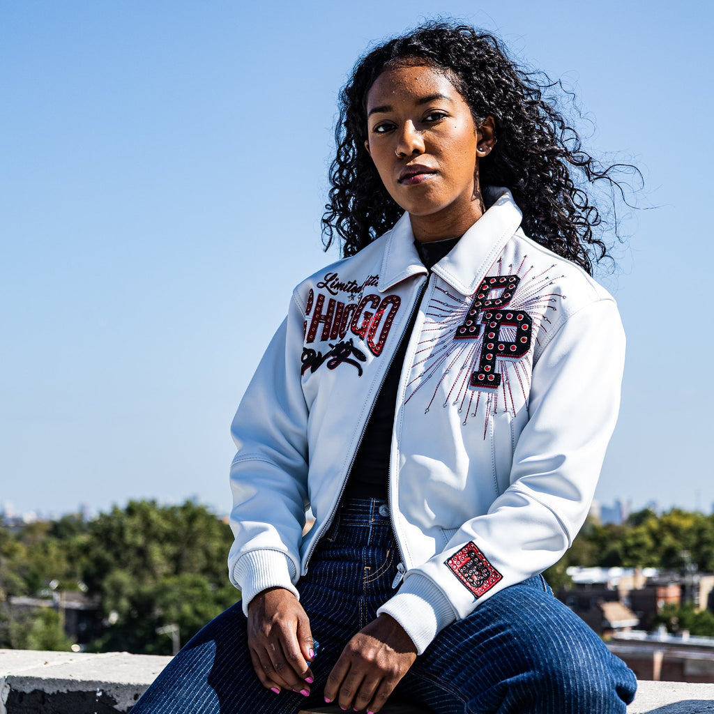Veste en cuir Pelle-Pelle X TB Windy City pour femme