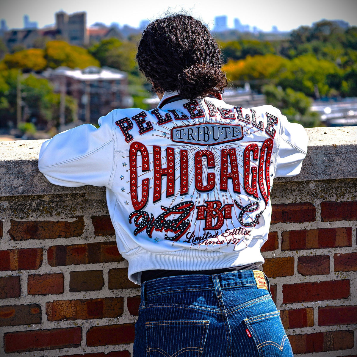 Veste en cuir Pelle-Pelle X TB Windy City pour femme