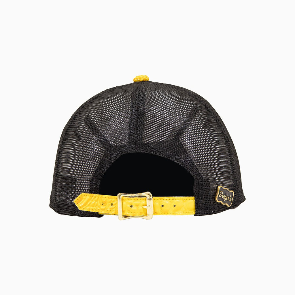 Casquette Trucker Breyer's Buck 50 des Pirates de Pittsburgh avec visière en cuir