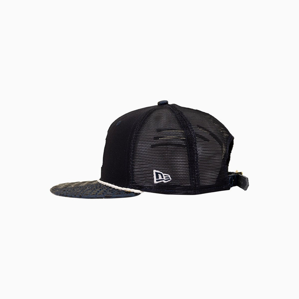 Casquette Trucker New York Yankees Buck 50 de Breyer avec visière en cuir