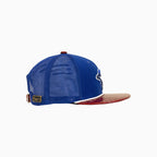 Casquette Trucker 9Fifty MLB Toronto Blue Jays Breyer's Buck 50 avec visière en cuir
