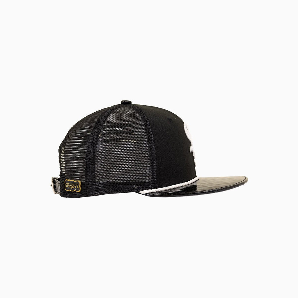 Breyer's Buck 50 Chicago White Sox Trucker Hat With Leather Visor