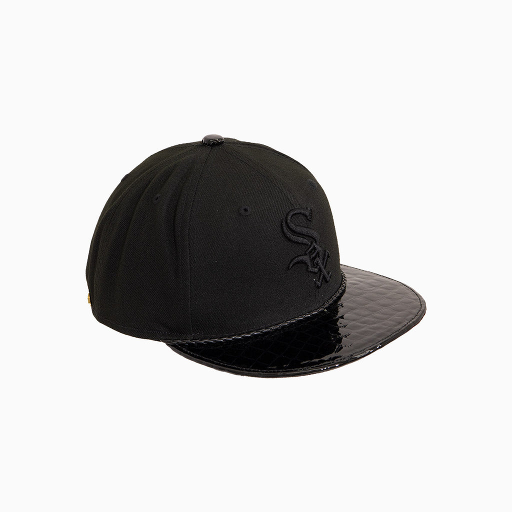 Casquette Breyer's Buck 50 Chicago White Sox avec visière en cuir