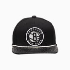 Breyer's Buck 50 Brooklyn Nets Hat With Leather Visor