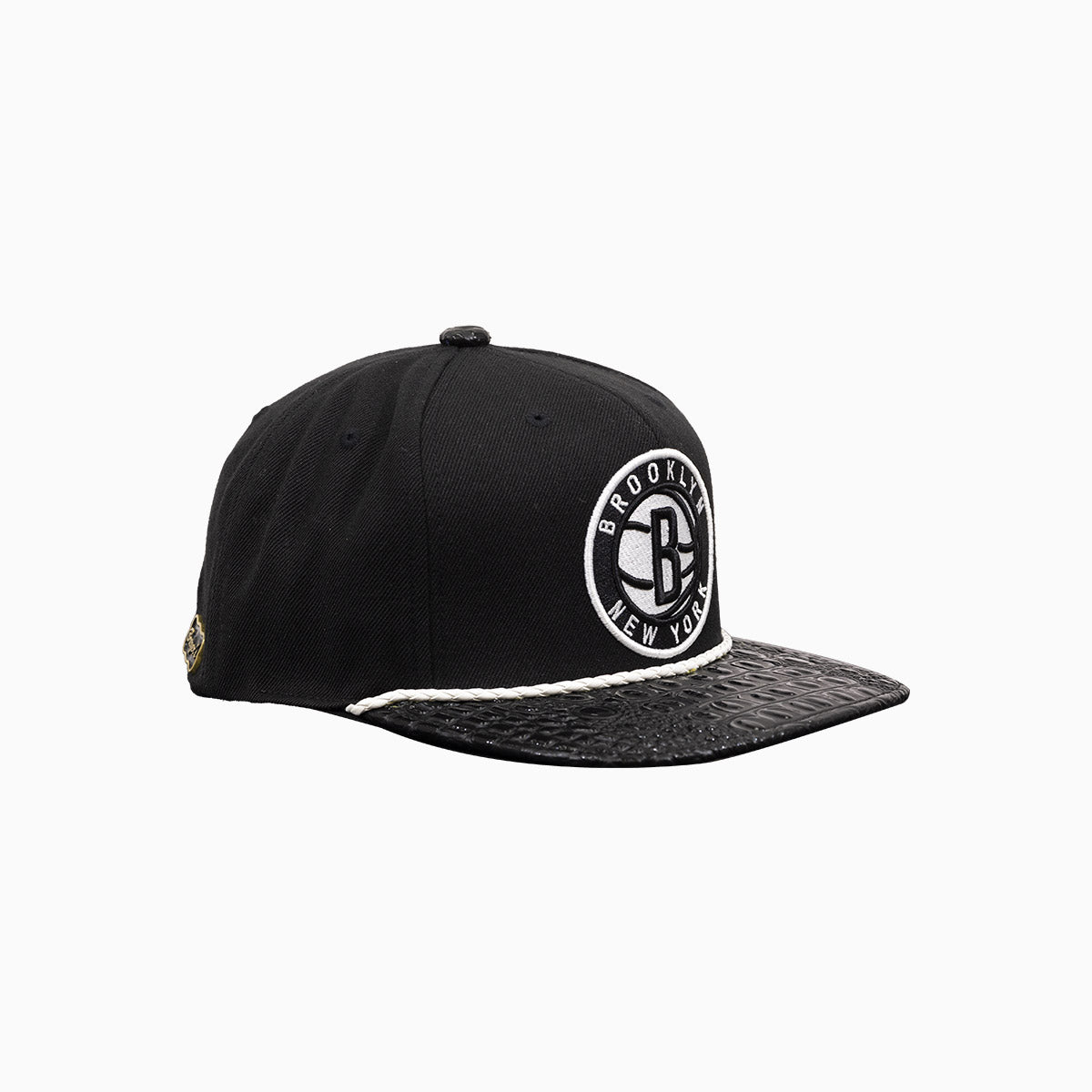 Breyer's Buck 50 Brooklyn Nets Hat With Leather Visor