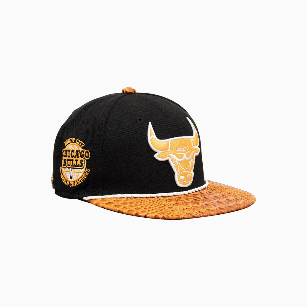 Casquette Chicago Bulls Breyer's Buck 50 avec visière en cuir