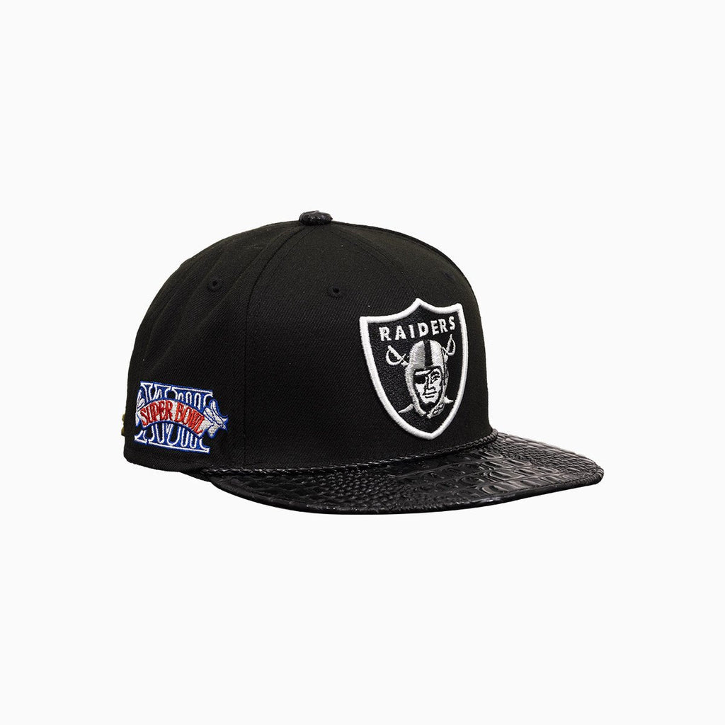 Casquette Breyer's Buck 50 Las Vegas Raiders avec visière en cuir