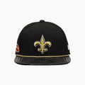 Casquette Breyer's Buck 50 New Orleans Saints avec visière en cuir