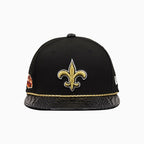 Casquette Breyer's Buck 50 New Orleans Saints avec visière en cuir