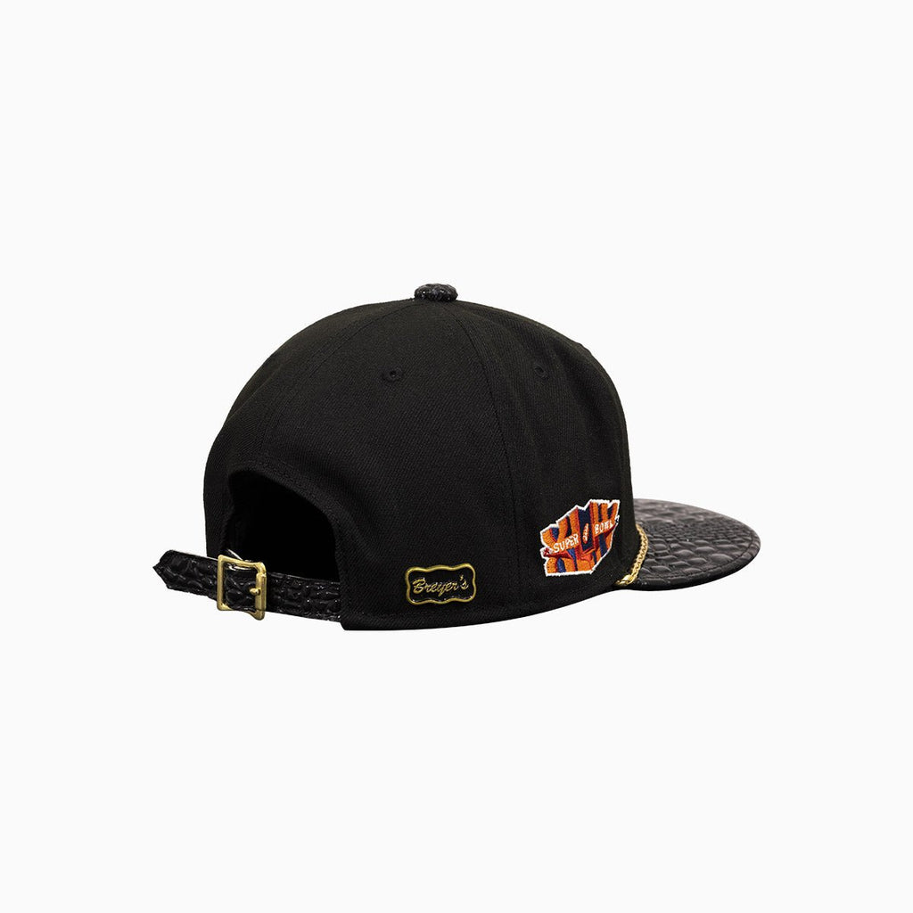 Casquette Breyer's Buck 50 New Orleans Saints avec visière en cuir