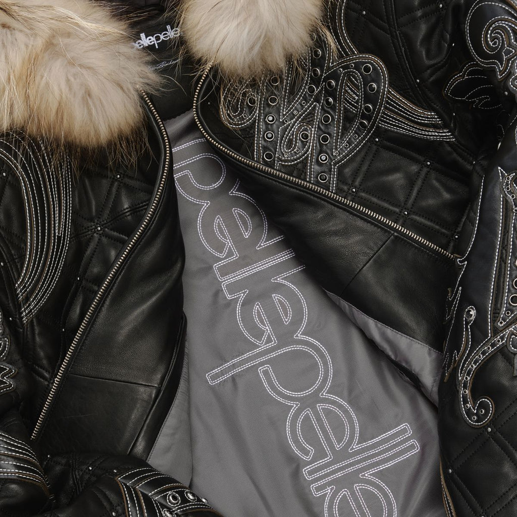 Men's Royale Hooded Leather Jacket