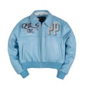 Blouson court en cuir Pelle Queen pour femme