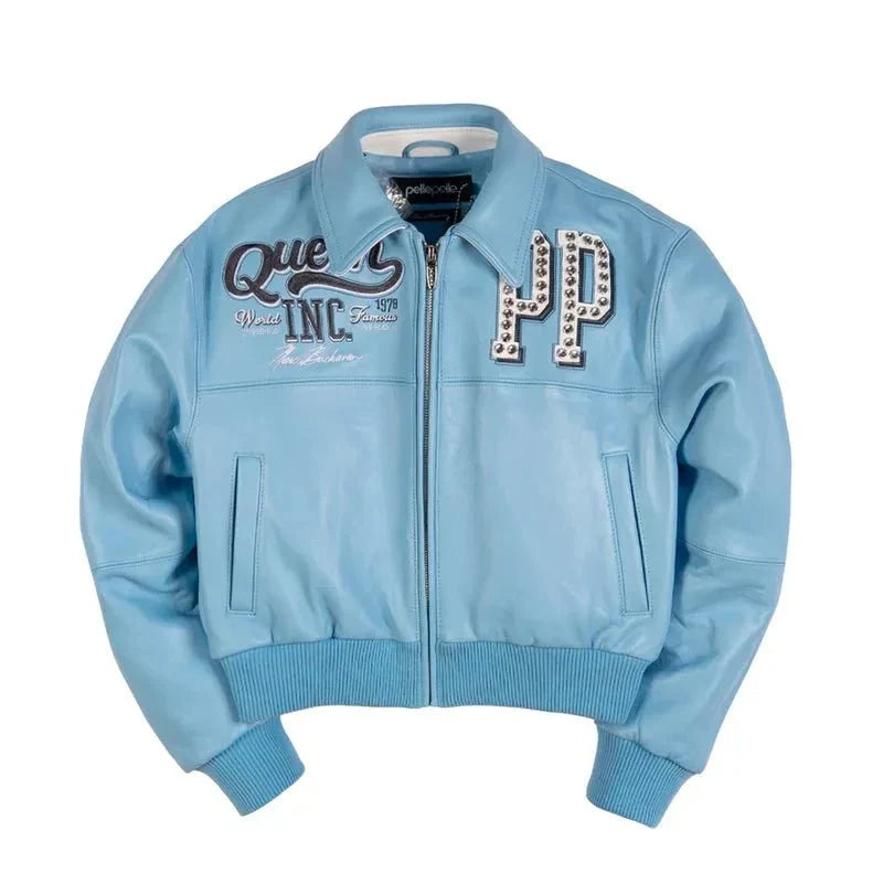 Women's Pelle Queen Crop Leather Jacket