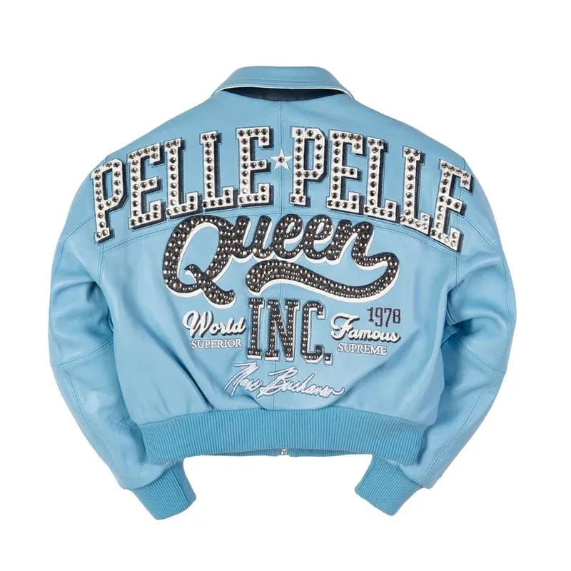 Women's Pelle Queen Crop Leather Jacket