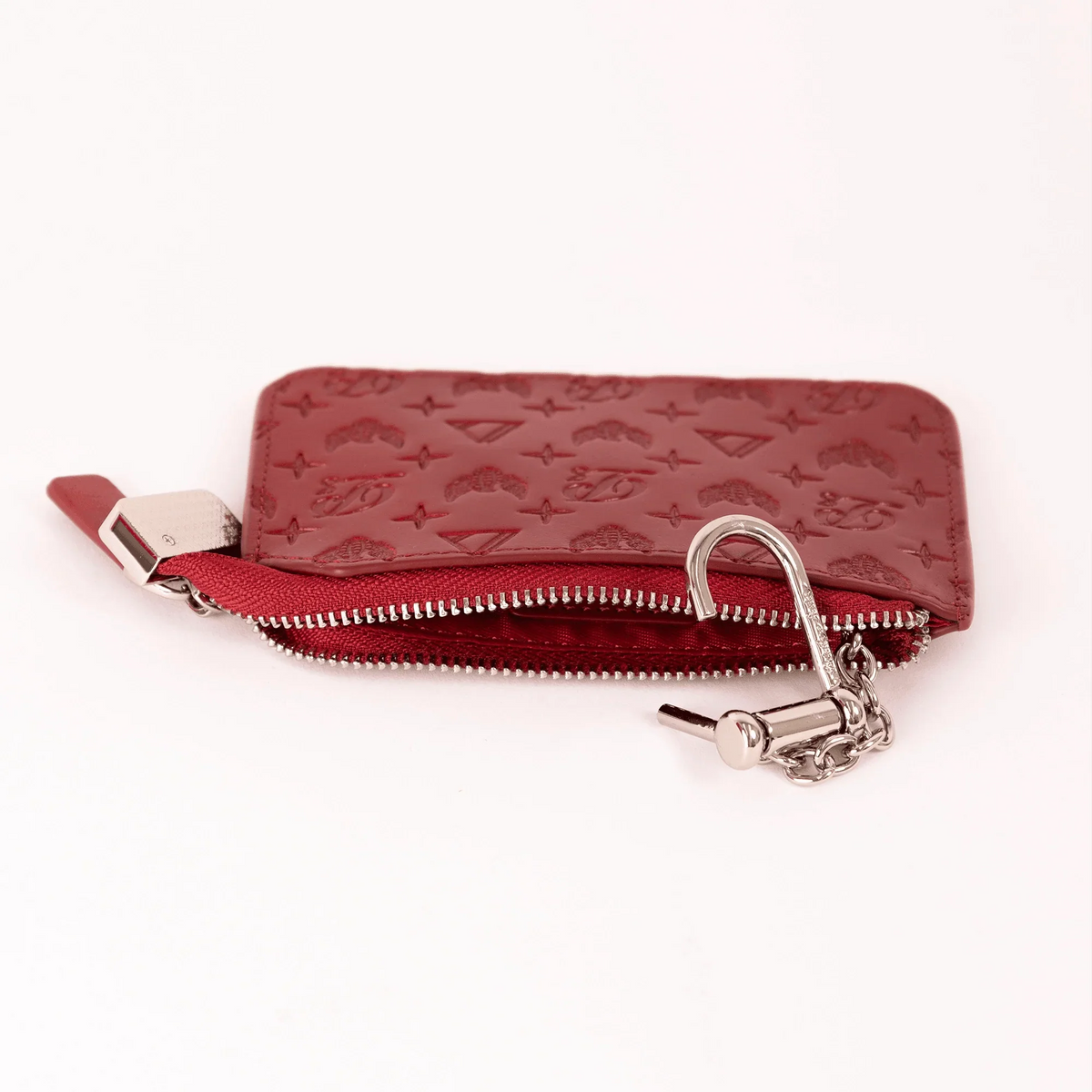 Men's Monogram Leather Keychain Wallet