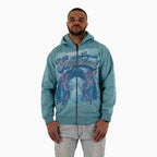 Men's LC Rhine Stone Sea Horses Hoodie
