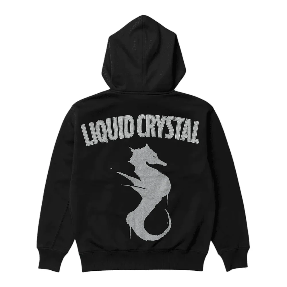Sweat à capuche strass liquide homme