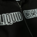 Sweat à capuche strass liquide homme