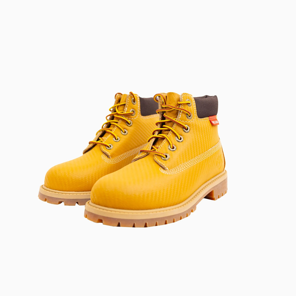 Bottes en cuir Helcor Premium 6 pouces pour enfant (pointure préscolaire)